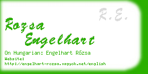 rozsa engelhart business card